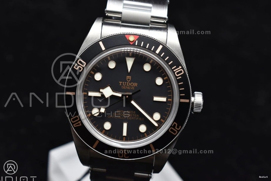 SS A2824 Bay V5 ZF Edition On Bezel Black 1:1 Bracelet Heritage Best Black 39MM 0220